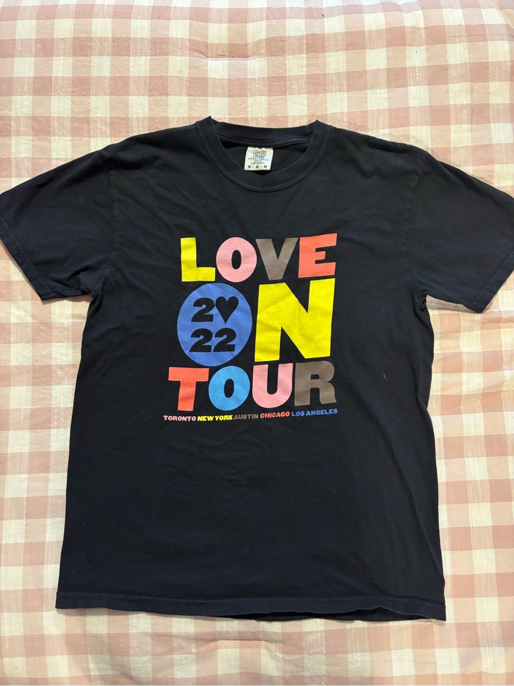 Harry Styles Black 'Love On Tour 2022' Graphic T-Shirt